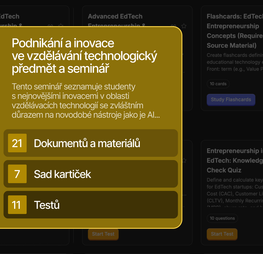 Všechny školní materiály na jednom místě