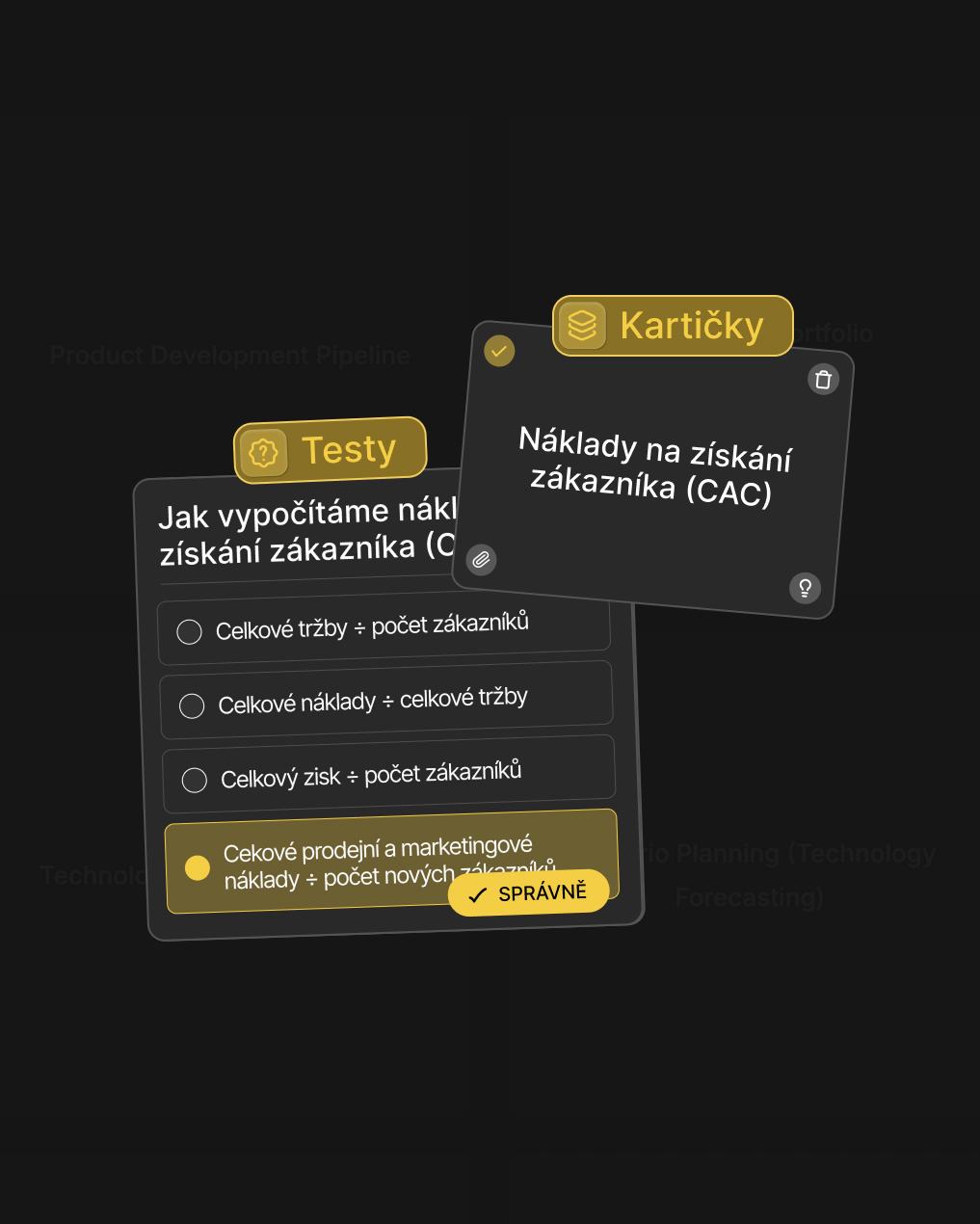 Studuj chytře s kartičkami a testy