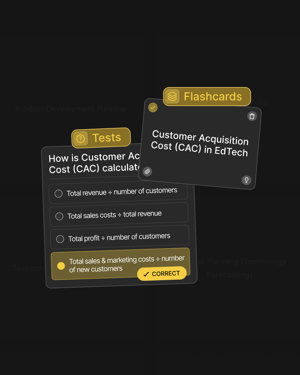 Study smart with flashcards and tests